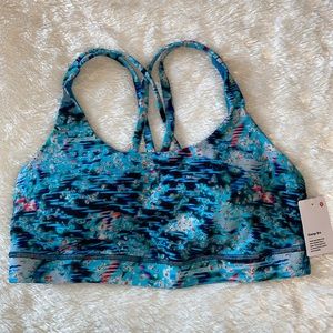 NWT Lululemon Energy Bra in Quick Start Multi
